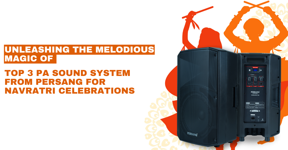 Navratri celebration with PA Speaker online in India